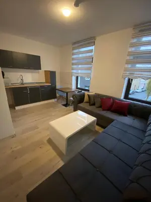 Ein Sitzbereich in der Unterkunft Kispet Deluxe Hotels&Suites