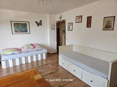 Ein Bett oder Betten in einem Zimmer der Unterkunft Dortmund gemütliches Appartement