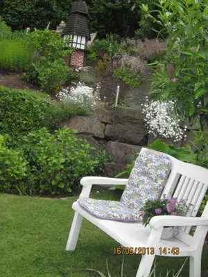 Ein Garten an der Unterkunft Apartment Christine