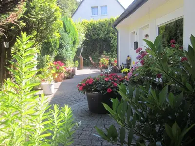 Ein Garten an der Unterkunft Apartment Christine