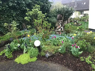 Ein Garten an der Unterkunft Apartment Christine