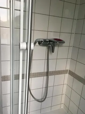 Ein Badezimmer in der Unterkunft Zweizimmerwohnung nah der Messe