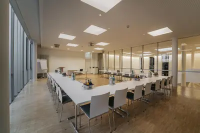 Der Geschäftsbereich oder Konferenzraum in der Unterkunft Gästehaus Auf dem Heiligen Berg B&B