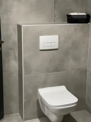 Ein Badezimmer in der Unterkunft All In