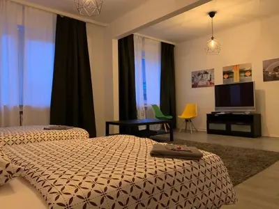 Ein Bett oder Betten in einem Zimmer der Unterkunft Ruhrpott Apartment Zentral