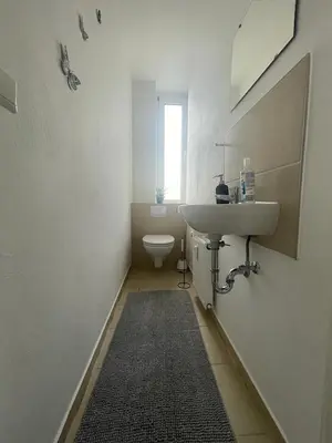 Ein Badezimmer in der Unterkunft Ruhrpott Apartment Zentral