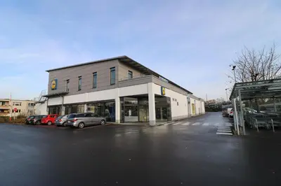 Das Gebäude in dem sich das Hotel befindet