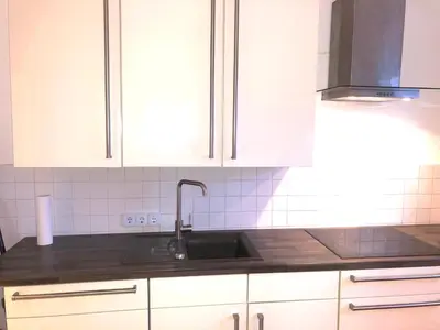 Küche/Küchenzeile in der Unterkunft Paradise Apartments