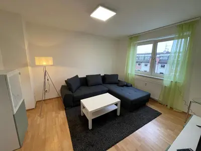 Ein Sitzbereich in der Unterkunft Paradise Apartments