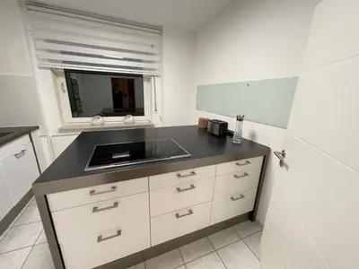 Küche/Küchenzeile in der Unterkunft Paradise Apartments