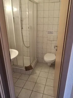 Ein Badezimmer in der Unterkunft Ferienhof Schnieder
