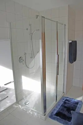 Ein Badezimmer in der Unterkunft Ferienwohnung Brandheide