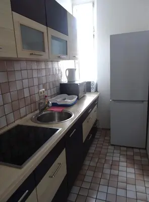 Küche/Küchenzeile in der Unterkunft Apartment Essen-City