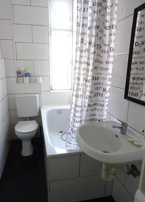Ein Badezimmer in der Unterkunft Apartment Essen-City