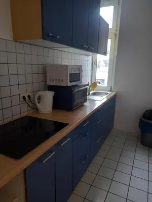 Küche/Küchenzeile in der Unterkunft Apartment Essen-City