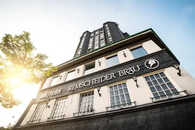 Das Gebäude in dem sich das Hotel befindet