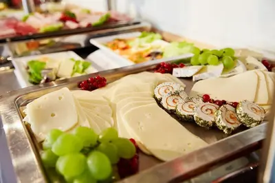 Essen im Hotel oder in der Nähe