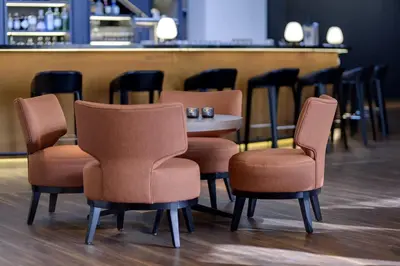 Ein Sitzbereich in der Unterkunft Clayton Hotel Düsseldorf City Centre