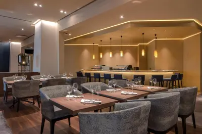 Ein Sitzbereich in der Unterkunft Clayton Hotel Düsseldorf City Centre