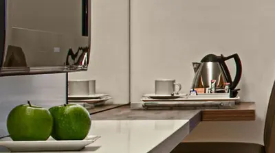 Küche/Küchenzeile in der Unterkunft Hotel Conti Duisburg - Partner of SORAT Hotels