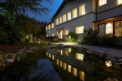 Ein Garten an der Unterkunft Hotel An der Gruga