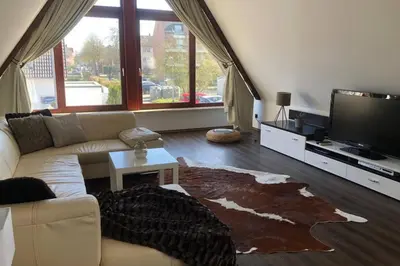 TV/Unterhaltungsangebot in der Unterkunft Ferienwohnung Haus Ruhrgebiet