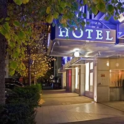 Das Gebäude in dem sich das Hotel befindet