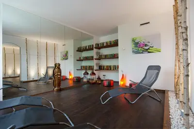 Ein Sitzbereich in der Unterkunft Montana Parkhotel Marl