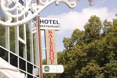 Ein Zertifikat, Auszeichnung, Logo oder anderes Dokument, das in der Unterkunft Hotel Kaiserhof Wesel ausgestellt ist
