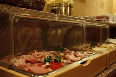 Essen im Hotel oder in der Nähe
