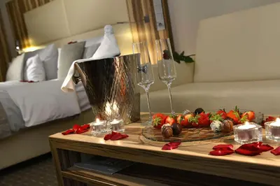 Ein Bett oder Betten in einem Zimmer der Unterkunft Parkhotel Oberhausen