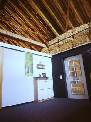 Küche/Küchenzeile in der Unterkunft Ferienwohnung auf der Hilkenhöhe