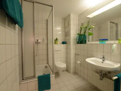 Ein Badezimmer in der Unterkunft Hotel Residenz Oberhausen
