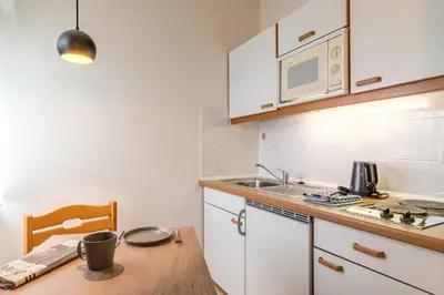 Küche/Küchenzeile in der Unterkunft Hotel Esplanade Dortmund