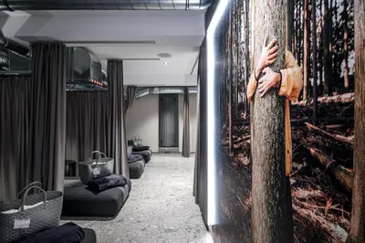 Ein Sitzbereich in der Unterkunft Hotel Esplanade Dortmund