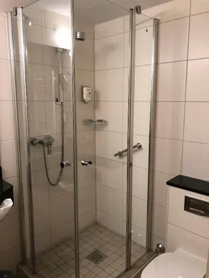 Ein Badezimmer in der Unterkunft Akzent Hotel Gut Höing