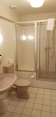 Ein Badezimmer in der Unterkunft Akzent Hotel Gut Höing