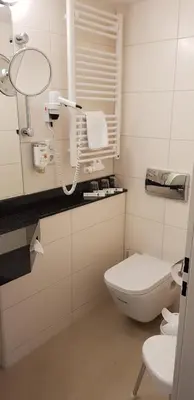 Ein Badezimmer in der Unterkunft Akzent Hotel Gut Höing