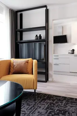 Küche/Küchenzeile in der Unterkunft SAXX Apartments Hagen
