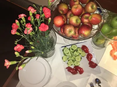 Essen im Hotel oder in der Nähe