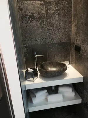 Ein Badezimmer in der Unterkunft Hotel Lindenhof