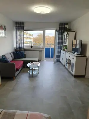 Küche/Küchenzeile in der Unterkunft Apartment am Park