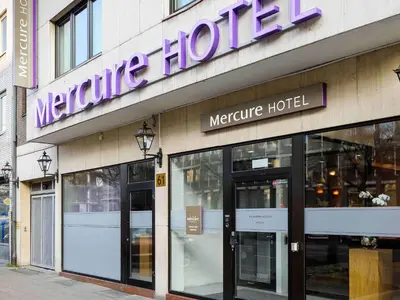 Ein Zertifikat, Auszeichnung, Logo oder anderes Dokument, das in der Unterkunft Mercure Hotel Düsseldorf Zentrum ausgestellt ist