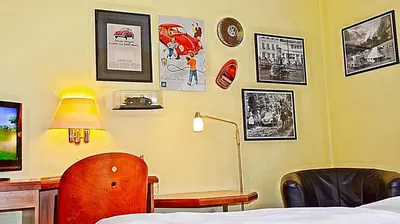 TV/Unterhaltungsangebot in der Unterkunft Retro - Art - Hotel Lünen