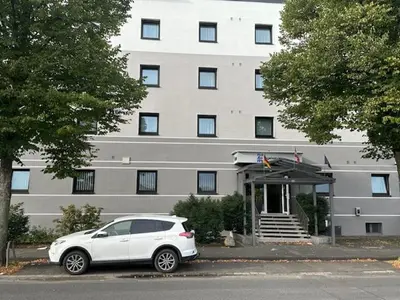 Das Gebäude in dem sich das Hotel befindet