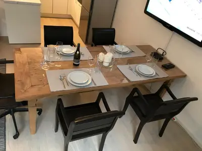 Küche/Küchenzeile in der Unterkunft 2 Room Messe Kongress Stadion