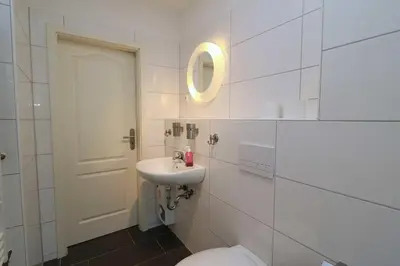 Ein Badezimmer in der Unterkunft Aparthotel Kompass A 202-203
