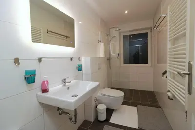 Ein Badezimmer in der Unterkunft Aparthotel Kompass A 304