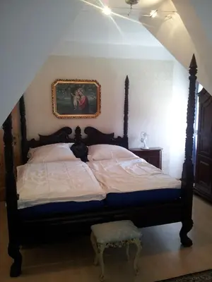 Ein Bett oder Betten in einem Zimmer der Unterkunft Villa Biso