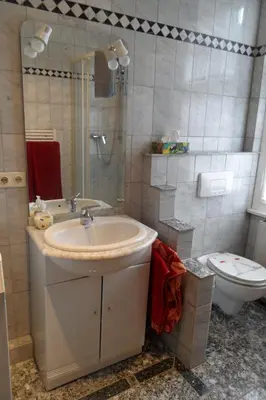 Ein Badezimmer in der Unterkunft Villa Biso